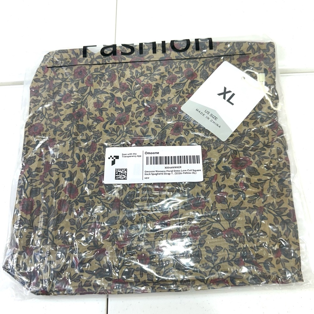 Floral Print Spaghetti Strap Sun Dress - Picture 16 of 16